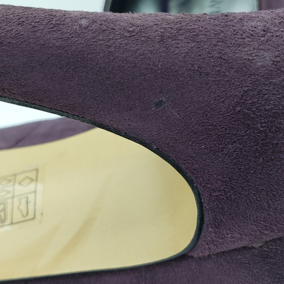 Nine West plum/purple decorative heels - Picture 12 of 14